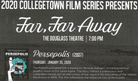 College Town Film Series: "Perespolis"
