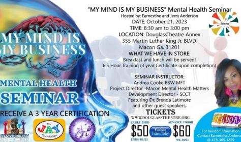 “MY MIND IS MY BUSINESS” Mental Health Seminar